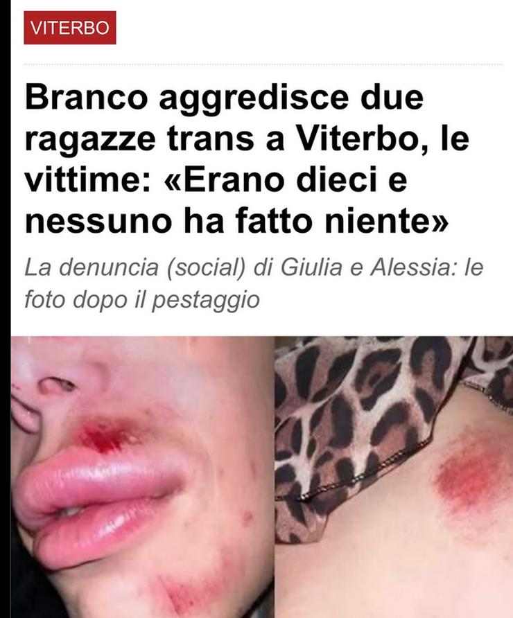 Attacco contro ragazze trans - Fortementein.com